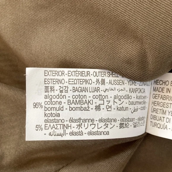 Zara Corset Look Stretch Poplin Striped Strapless Top - Picture 11 of 12